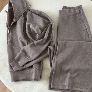 SPANX Zip-Up Hoodie and Pants Set